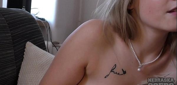  20yo kima does her first time video hot tiny blonde spinner